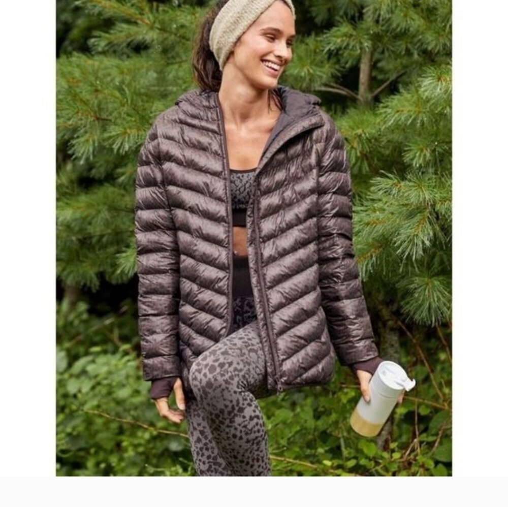 Aerie Women's Puffer Jacket - Dark Brown